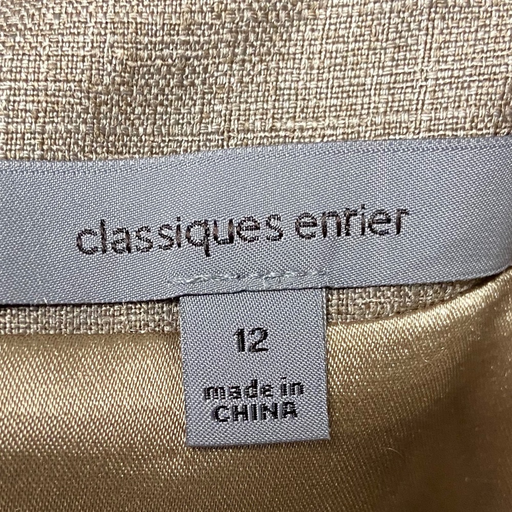 *SOLD* Classiques Entier Ruffle Front Belted Dress - Picture 8 of 14